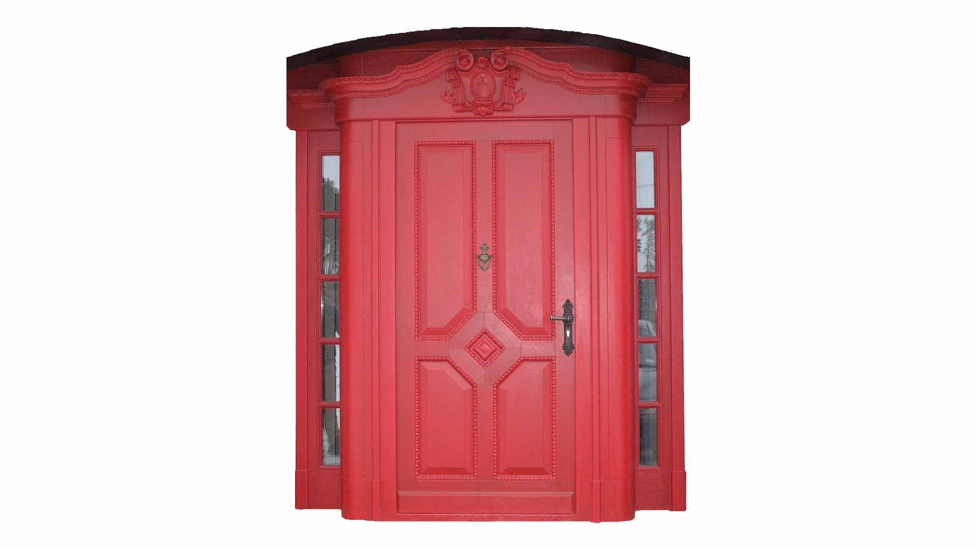 Drewniane drzwi zewnętrzne stylowe